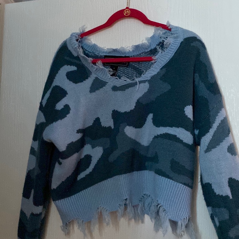 Blue sweater